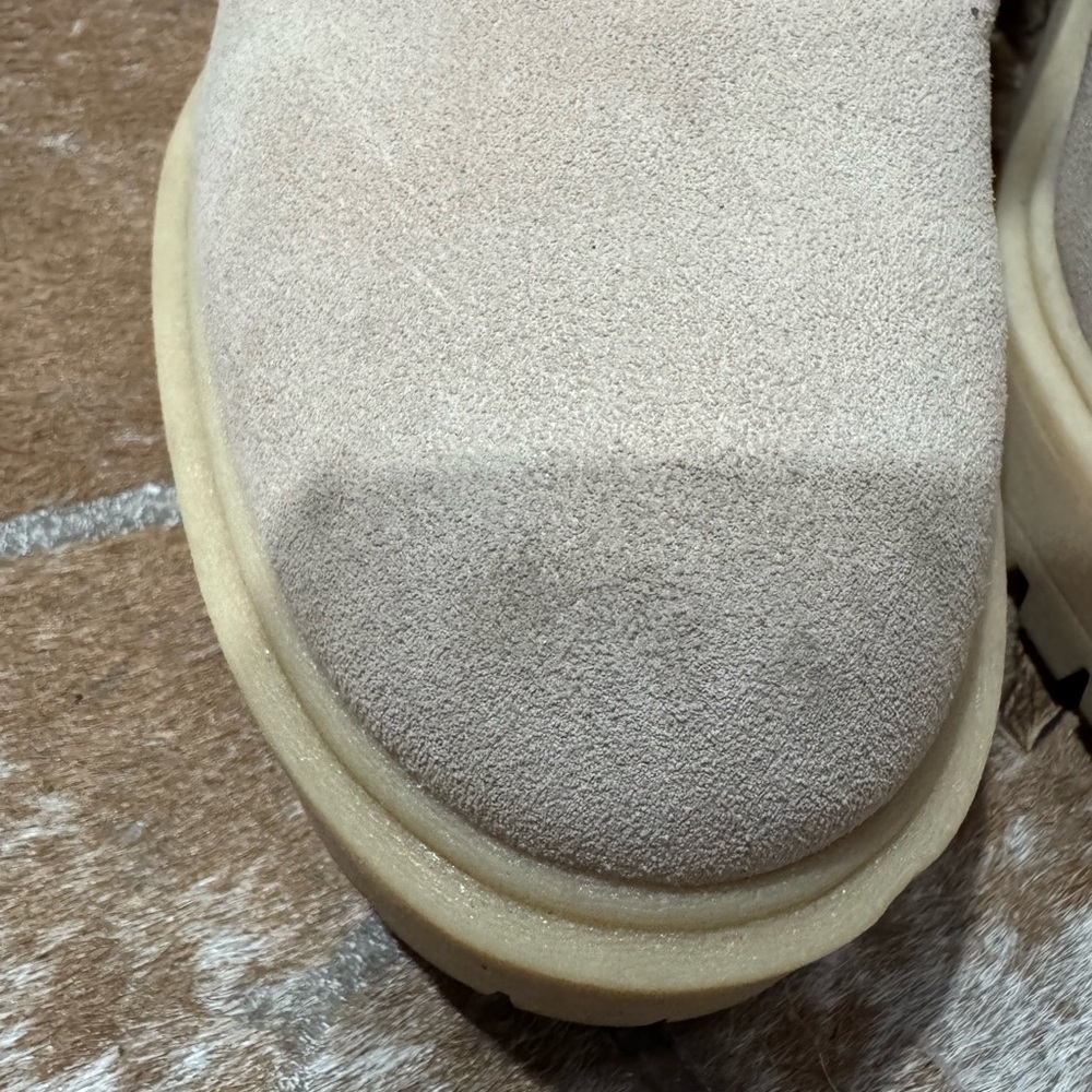 Dolce Vita Suede Ankle Booties in Taupe - Picture 5 of 5